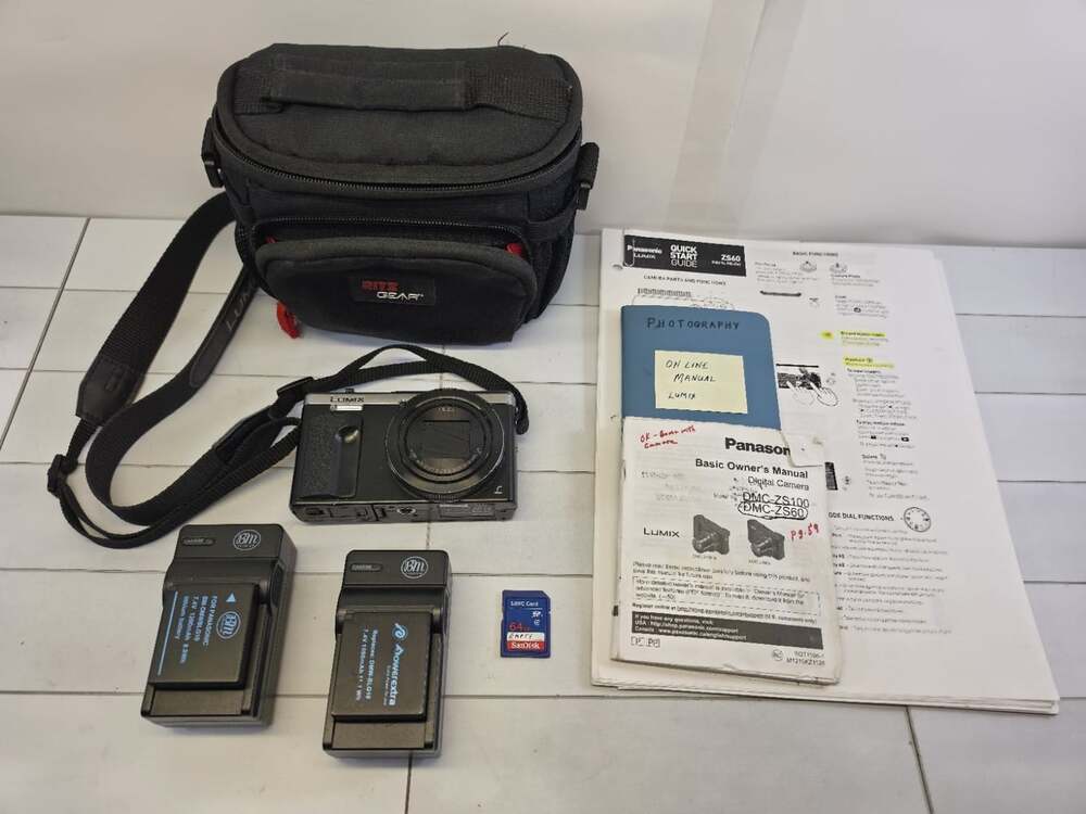 Panasonic Lumix DMC-ZS60 Digital Camera – 30x Optical Zoom – Leica Lens – 4K